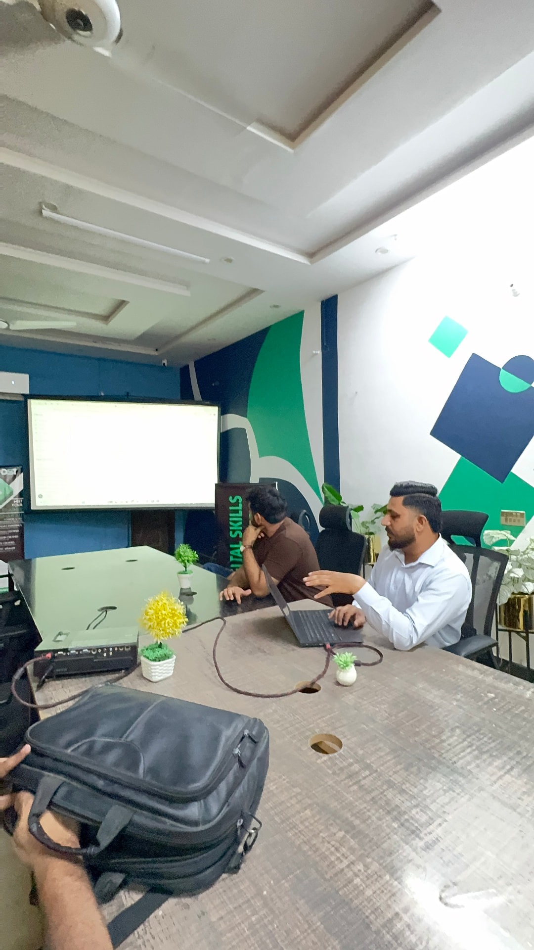 Inside a DST training session